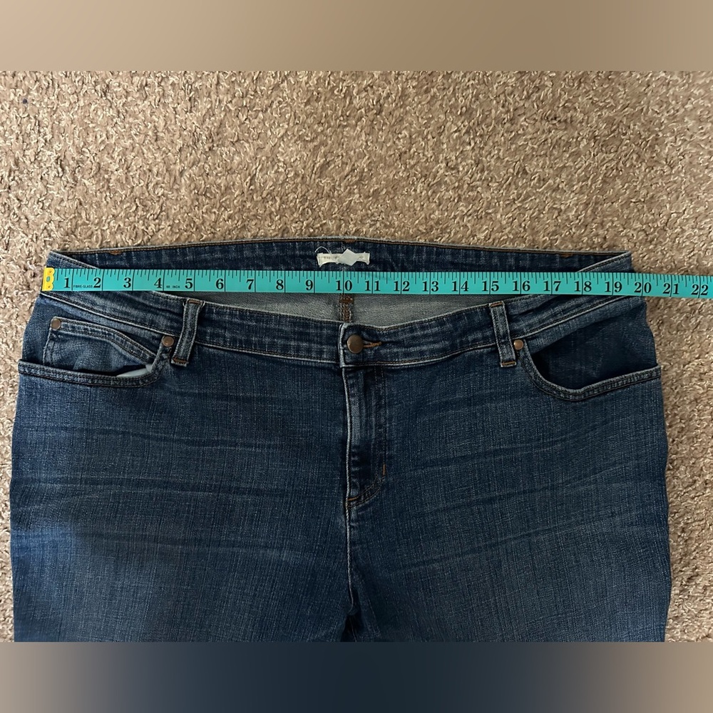 Eileen Fisher Organic Cotton Women’s Straight Leg Jeans Plus Size 18W - Picture 5 of 8